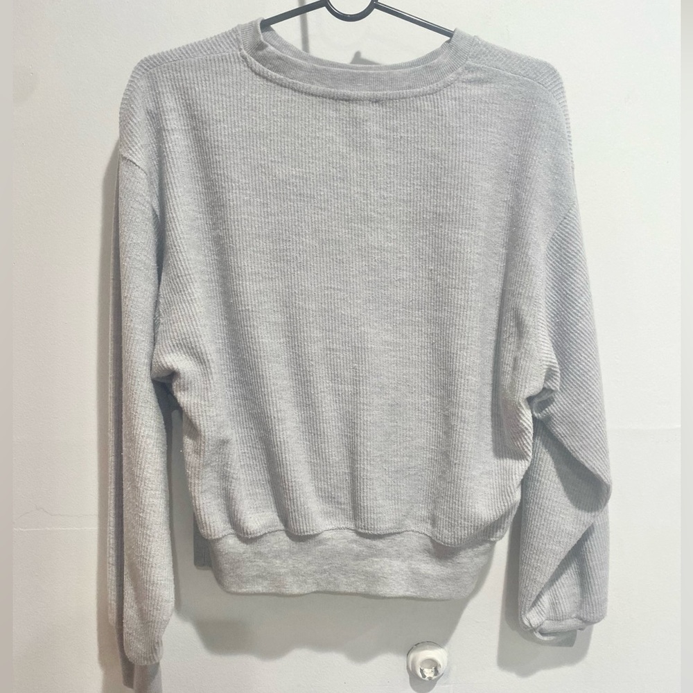 Reflex- Life is out there Ribbed Silver Crewneck Size Large